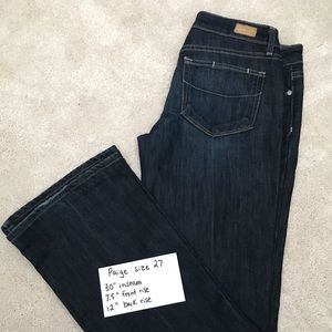 Paige Premium Denim Bootcut Jeans size 27